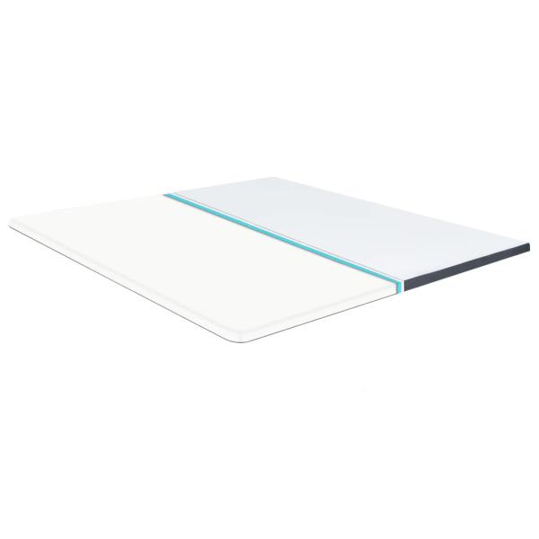 Boxspringbett Dunkelgrau Stoff 200x200 cm