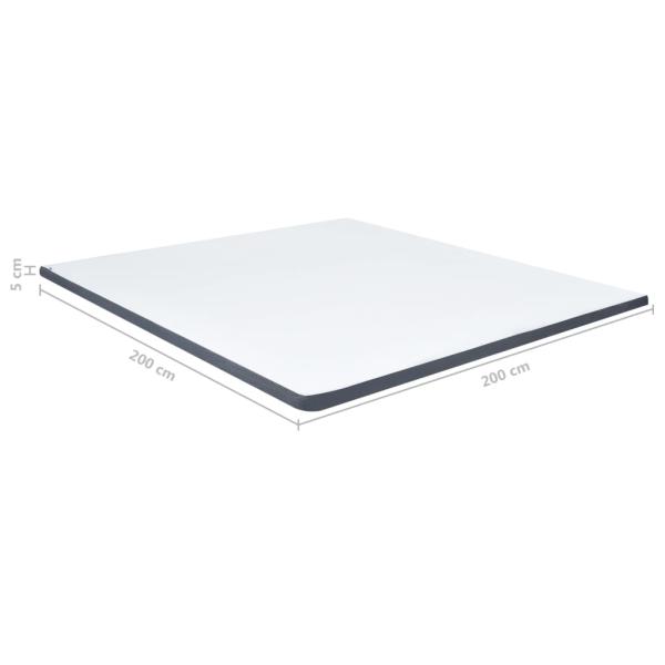 Boxspringbett Dunkelgrau Stoff 200x200 cm