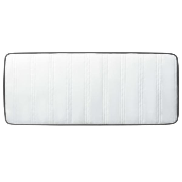 Boxspringbett Dunkelgrau Stoff 100x200 cm