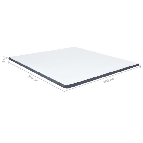 Boxspringbett Dunkelgrau Stoff 200x200 cm