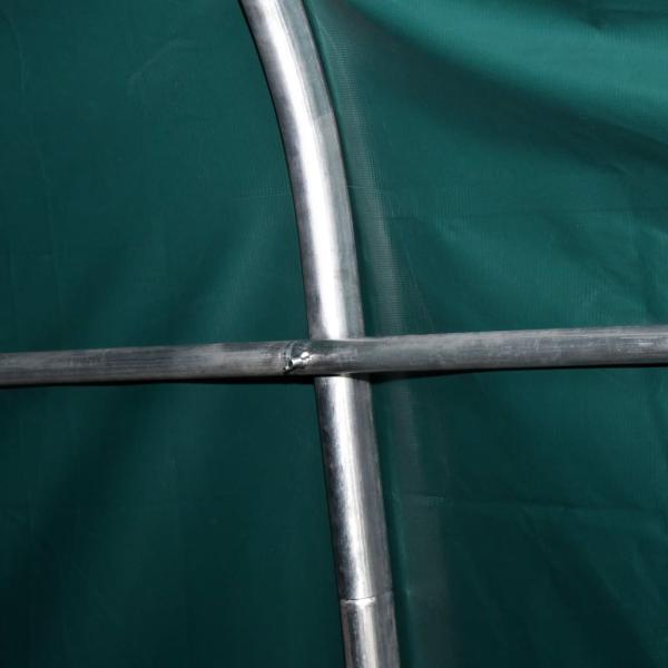 Weidezelt PVC 550 g/m² 3,3×6,4 m Dunkelgrün