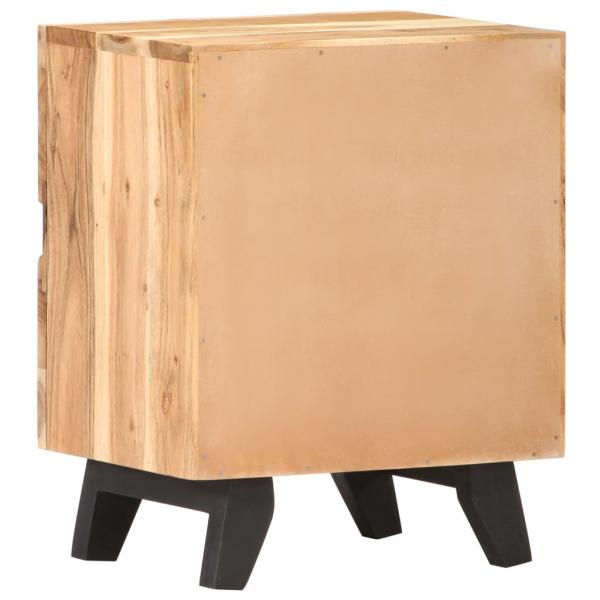 ARDEBO.de - Nachttisch 40x30x51 cm Akazie Massivholz