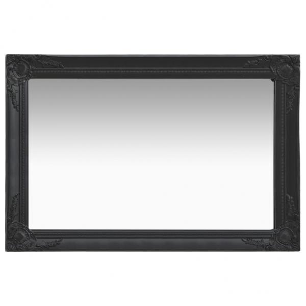 ARDEBO.de - Wandspiegel im Barock-Stil 60x40 cm Schwarz