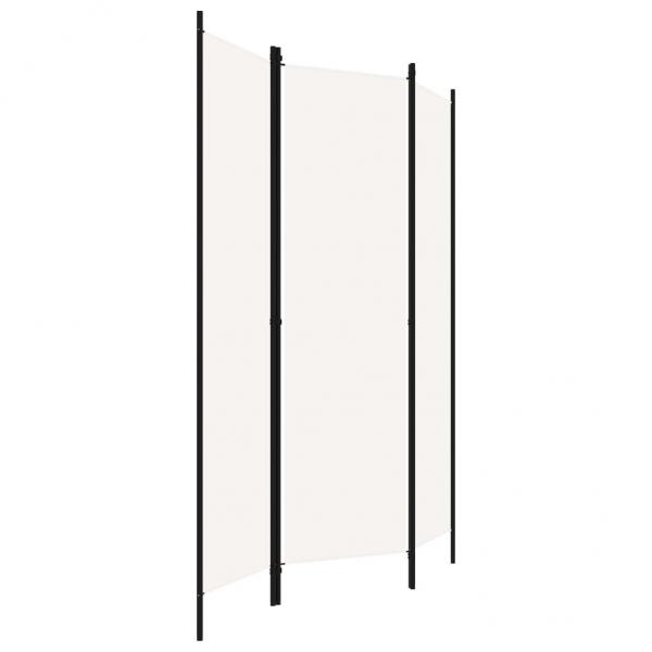 3-tlg. Raumteiler Weiß 150x180 cm