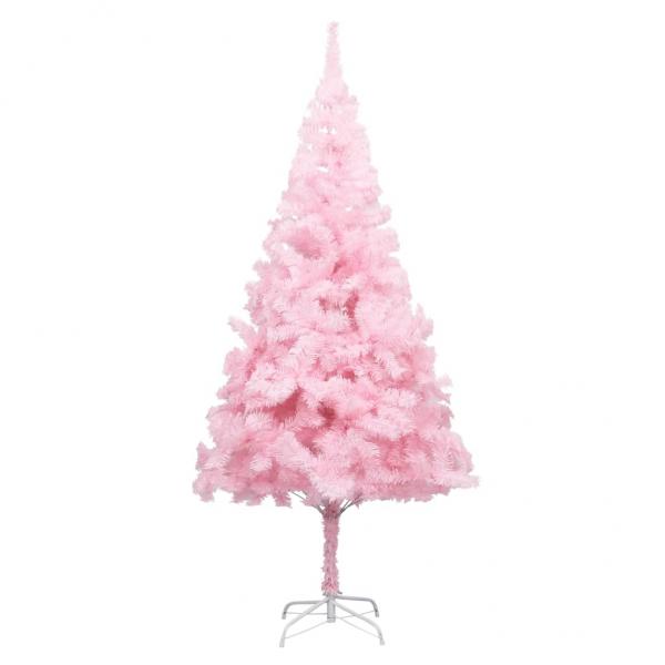 ARDEBO.de - Künstlicher Weihnachtsbaum mit Ständer Rosa 210 cm PVC