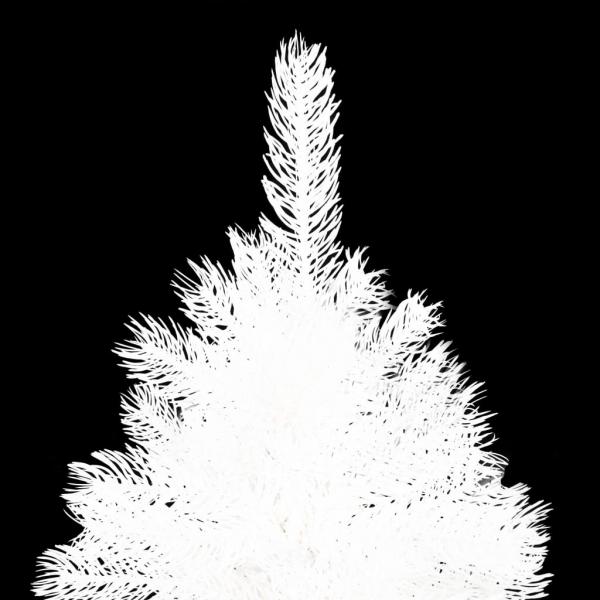ARDEBO.de - Künstlicher Weihnachtsbaum Naturgetreue Nadeln Weiß 150 cm