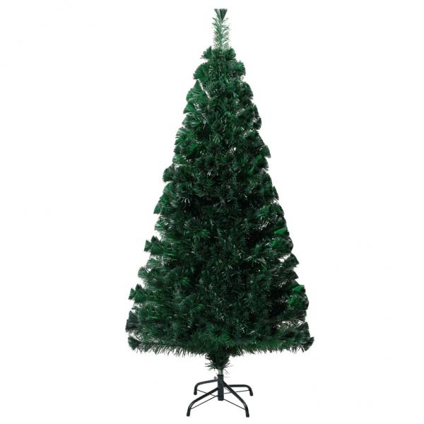 Künstlicher Weihnachtsbaum mit Ständer Grün 120 cm Glasfaser