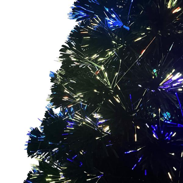Künstlicher Weihnachtsbaum mit Ständer Grün 240 cm Glasfaser