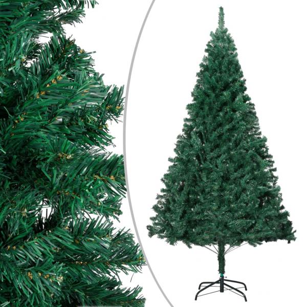 ARDEBO.de - Künstlicher Weihnachtsbaum mit Dicken Zweigen Grün 240 cm PVC