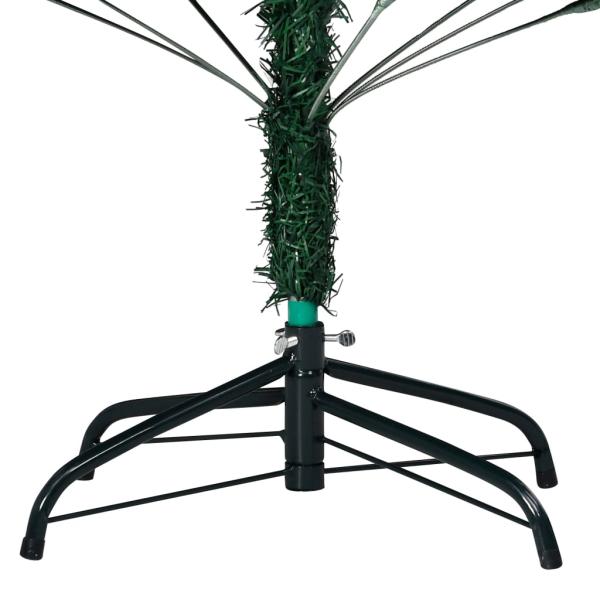 Künstlicher Weihnachtsbaum mit Dicken Zweigen Grün 240 cm PVC