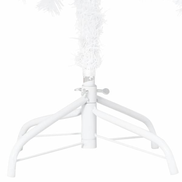 Künstlicher Weihnachtsbaum mit Dicken Zweigen Weiß 240 cm PVC