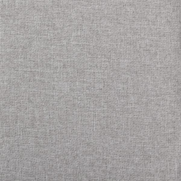 Verdunkelungsvorhang mit Haken Leinenoptik Grau 290x245 cm