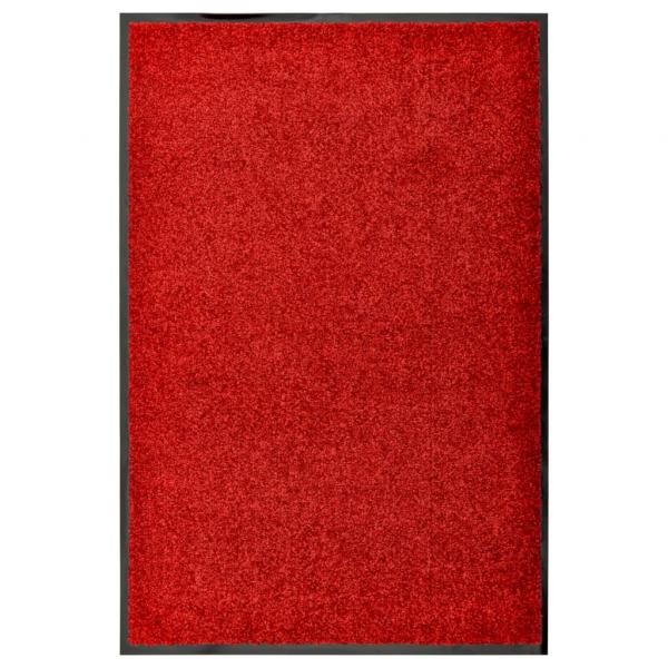 ARDEBO.de - Fußmatte Waschbar Rot 60x90 cm 