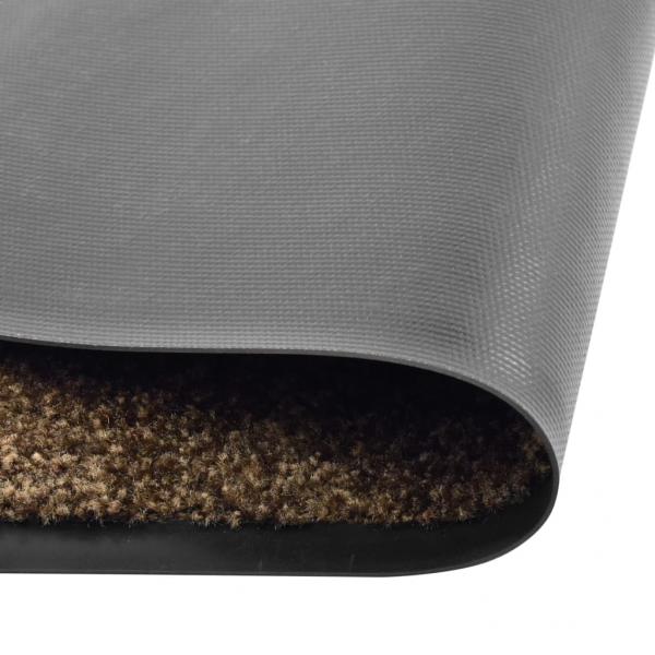 Fußmatte Waschbar Braun 60x90 cm 
