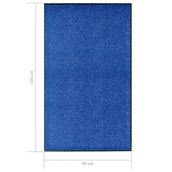 Fußmatte Waschbar Blau 90x150 cm 