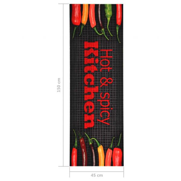 Küchenbodenmatte Waschbar Hot&Spicy 45x150 cm  