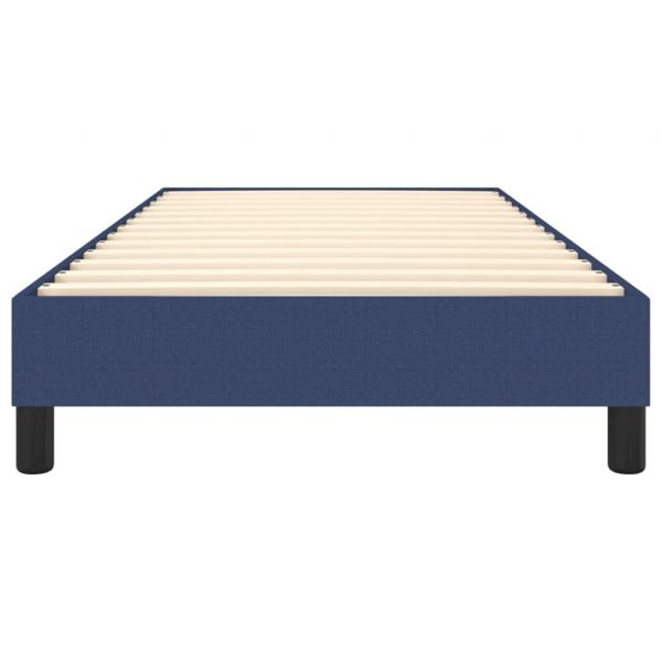 Bettgestell Blau 90x190 cm Stoff