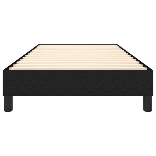 Bettgestell Schwarz 90x200 cm Stoff