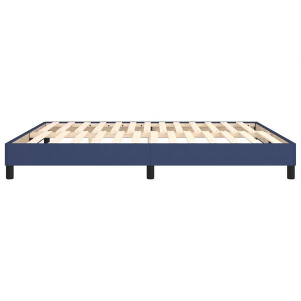 Bettgestell Blau 160x200 cm Stoff