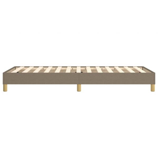 Bettgestell Taupe 80x200 cm Stoff