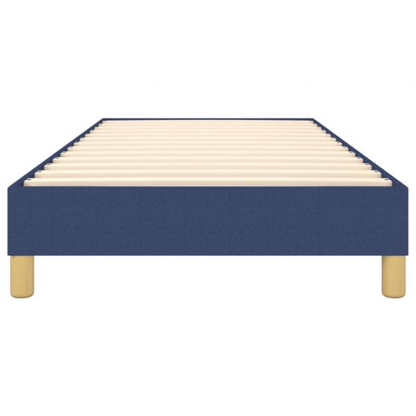 Bettgestell Blau 90x200 cm Stoff
