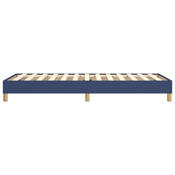 Bettgestell Blau 90x200 cm Stoff