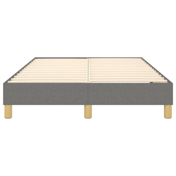Bettgestell Dunkelgrau 120x200 cm Stoff