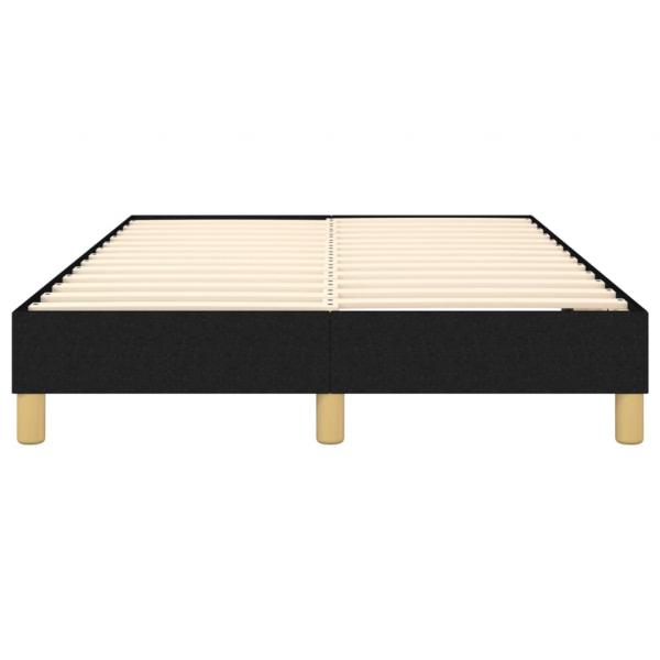 Bettgestell Schwarz 120x200 cm Stoff
