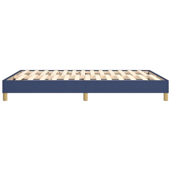 Bettgestell Blau 140x200 cm Stoff