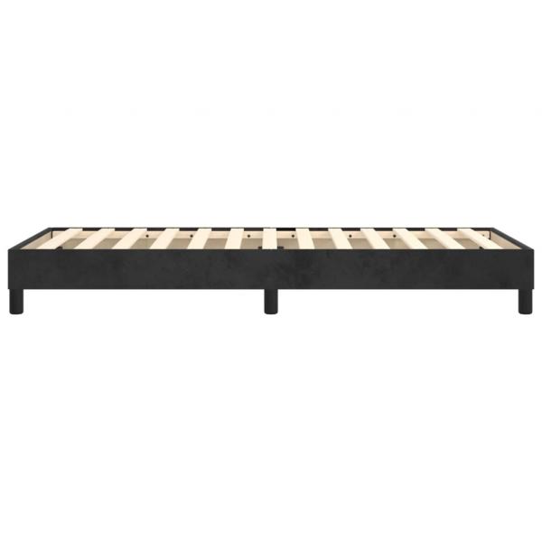Bettgestell Schwarz 90x200 cm Samt