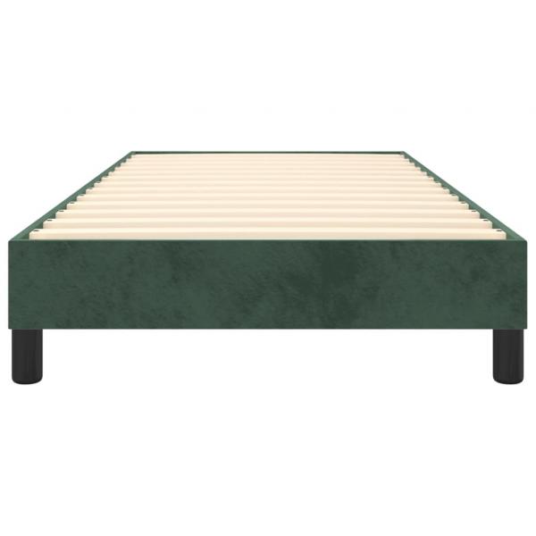Bettgestell Dunkelgrün 90x200 cm Samt