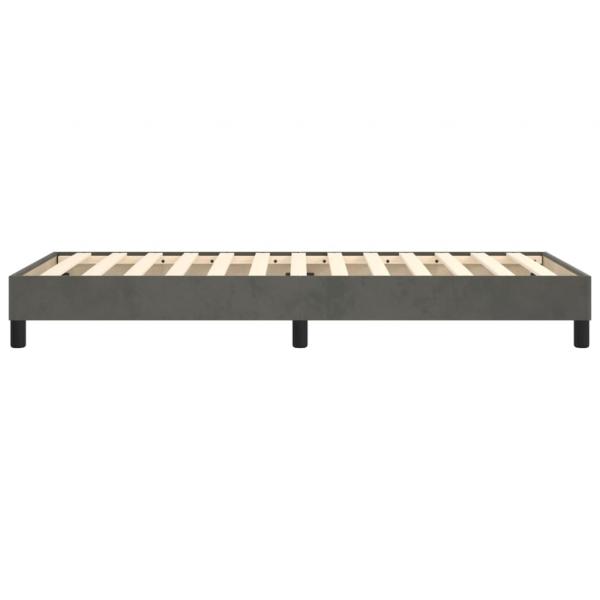 Bettgestell Dunkelgrau 100x200 cm Samt