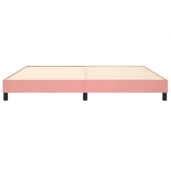 Bettgestell Rosa 200x200 cm Samt