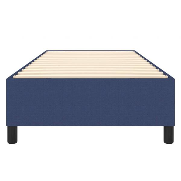 Bettgestell Blau 90x200 cm Stoff