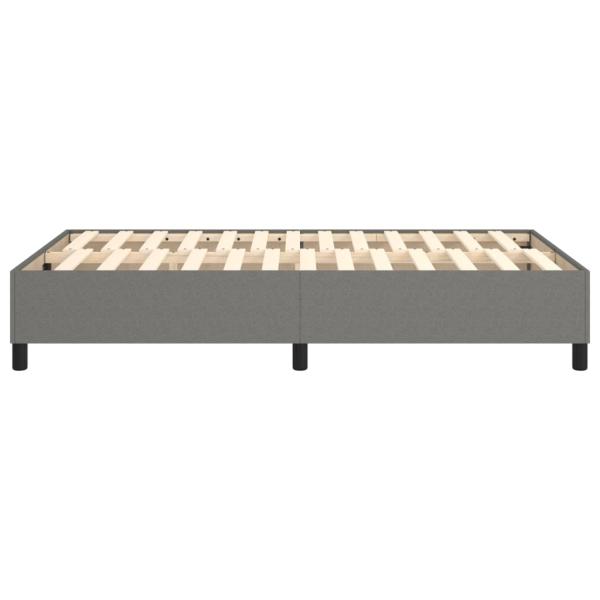 Bettgestell Dunkelgrau 120x200 cm Stoff