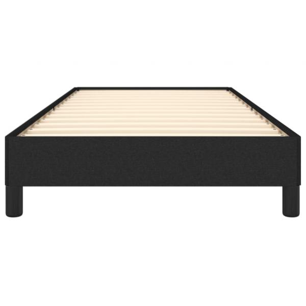 Bettgestell Schwarz 100x200 cm Stoff