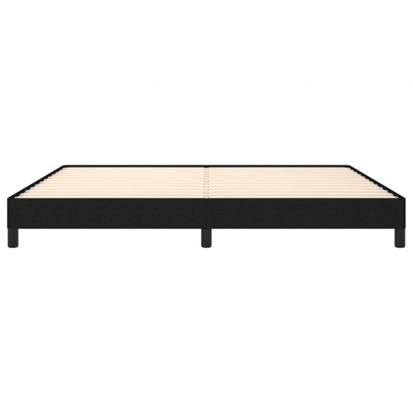 Bettgestell Schwarz 200x200 cm Stoff