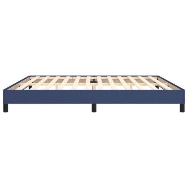 Bettgestell Blau 200x200 cm Stoff