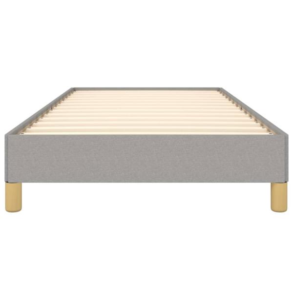 Bettgestell Hellgrau 80x200 cm Stoff