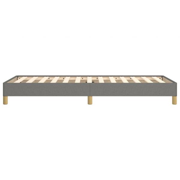 Bettgestell Dunkelgrau 80x200 cm Stoff