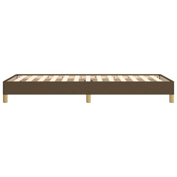 Bettgestell Dunkelbraun 90x190 cm Stoff