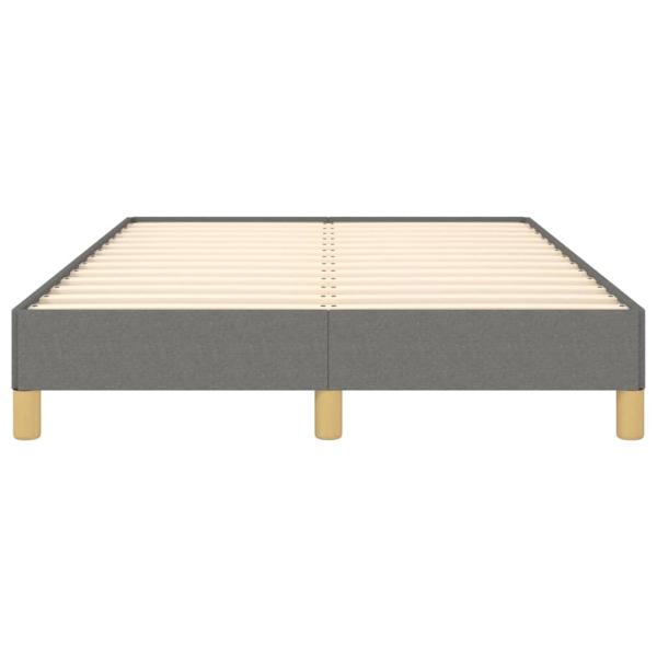 Bettgestell Dunkelgrau 120x200 cm Stoff