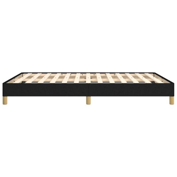 Bettgestell Schwarz 140x190 cm Stoff