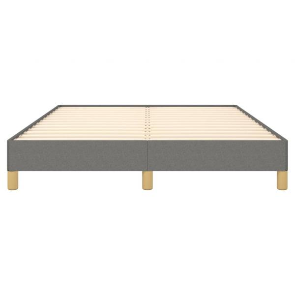 Bettgestell Dunkelgrau 160x200 cm Stoff