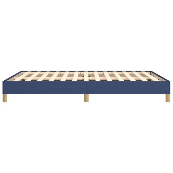Bettgestell Blau 160x200 cm Stoff