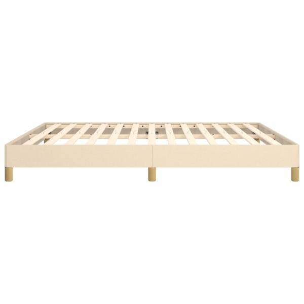 Bettgestell Creme 180×200 cm Stoff