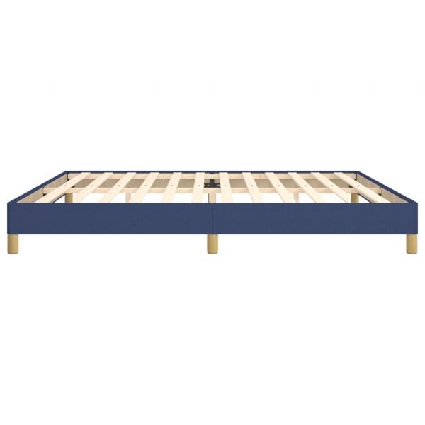 Bettgestell Blau 200x200 cm Stoff