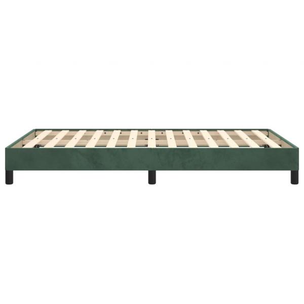 Bettgestell Dunkelgrün 120x200 cm Samt