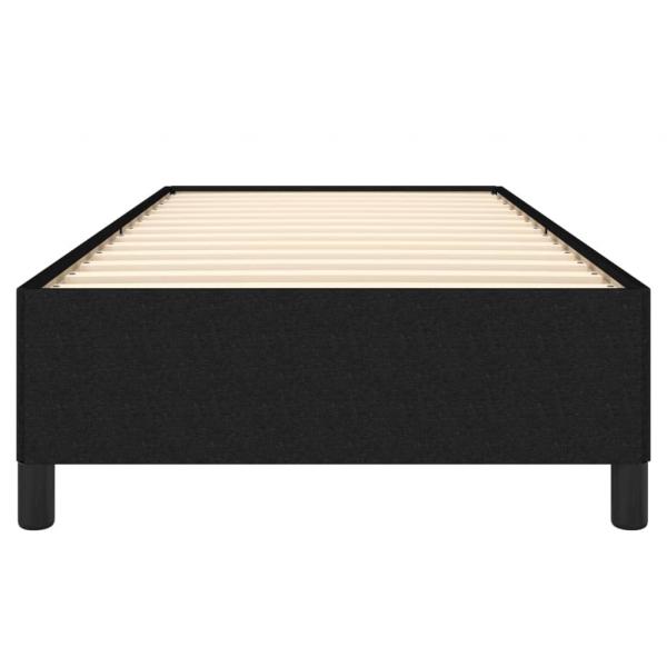 Bettgestell Schwarz 90x200 cm Stoff