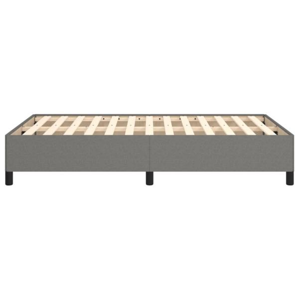 Bettgestell Dunkelgrau 120x200 cm Stoff